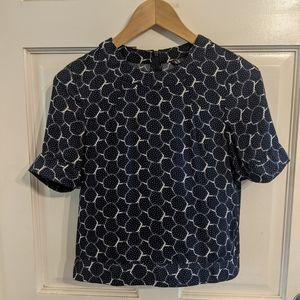 Armani Exchange xxs scoop neck blouse.